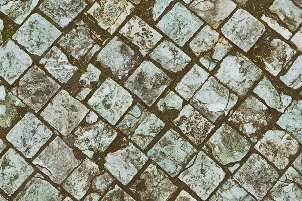 Arkaplan Taşı Açık Gri Granit Blok Taş Şehir Meydanı — Stok fotoğraf