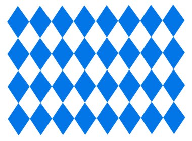 Oktoberfest arka planı geleneksel mavi ve beyaz eşkenar dörtgen festivali sembolü