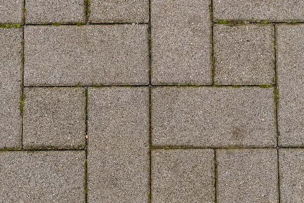 Grauer Hintergrund Stein Fliesen Geometrisches Muster Städtisches Design — Stockfoto