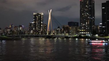 Sumida River Night View, Tokyo Japan 2025