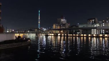 Sumida River Night View, Tokyo Japan 2025