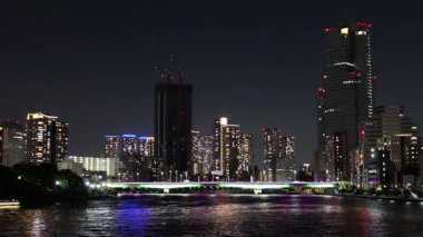 Sumida River Night View, Tokyo Japan 2025