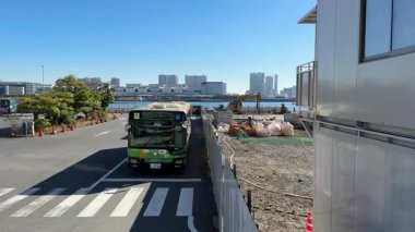 Tokyo Harumi wharf Demolition work December 2023