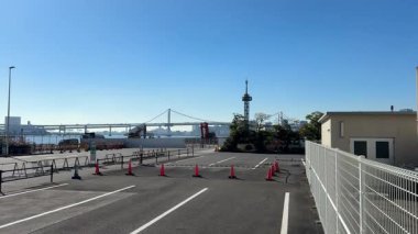 Tokyo Harumi wharf Demolition work December 2023