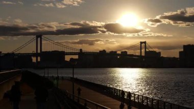 Tokyo Rainbow Bridge Evening View 2025
