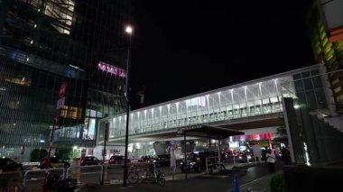 Shibuya Gece Manzarası, Japonya Tokyo Haziran 2025