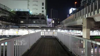 Shibuya Gece Manzarası, Japonya Tokyo Haziran 2025