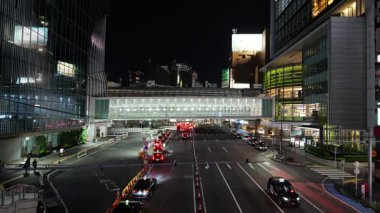 Shibuya Gece Manzarası, Japonya Tokyo Haziran 2025