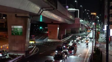 Shibuya Gece Manzarası, Japonya Tokyo Haziran 2025