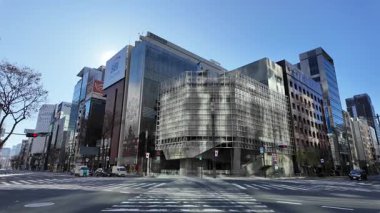 Ginza, Japonya Tokyo Yeni Yıl Günü 2025