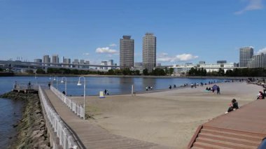 Odaiba Sahil Parkı Kiraz Çiçekleri, Japonya Tokyo 2025