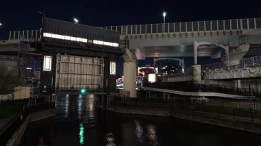 Tokyo Sumida Nehri Yürüyüş Gecesi Görünümü Nisan 2025