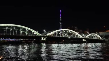 Umayabashi Gece Manzarası, Japonya Tokyo Haziran 2025