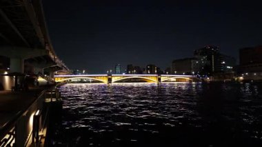 Kuramaebashi Gece Manzarası, Japonya Tokyo Haziran 2025