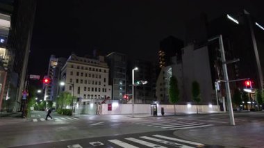 Ginza gece manzarası, Japonya Tokyo Haziran 2025