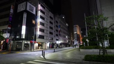 Ginza gece manzarası, Japonya Tokyo Haziran 2025