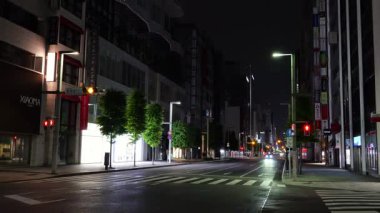 Ginza gece manzarası, Japonya Tokyo Haziran 2025