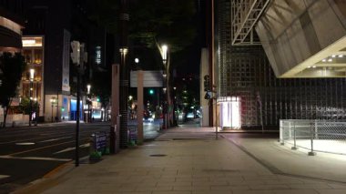 Ginza gece manzarası, Japonya Tokyo Haziran 2025