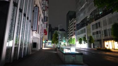 Ginza gece manzarası, Japonya Tokyo Haziran 2025