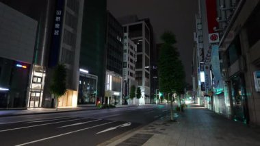 Ginza gece manzarası, Japonya Tokyo Haziran 2025