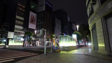 Ginza gece manzarası, Japonya Tokyo Haziran 2025