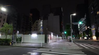 Ginza gece manzarası, Japonya Tokyo Haziran 2025