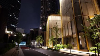 Azabudai Hills, Japonya Tokyo Gece Manzarası Mayıs 2025