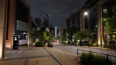 Azabudai Hills, Japonya Tokyo Gece Manzarası Mayıs 2025