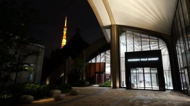 Azabudai Hills, Japonya Tokyo Gece Manzarası Mayıs 2025