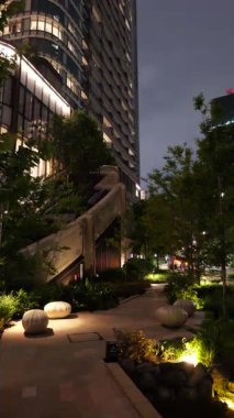 Azabudai Hills, Japonya Tokyo Gece Manzarası Mayıs 2025