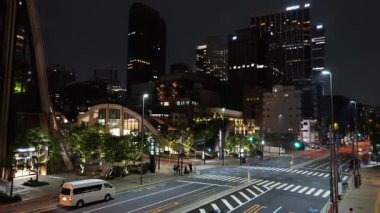 Azabudai Hills, Japonya Tokyo Gece Manzarası Mayıs 2025