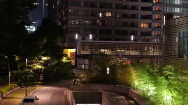 Tokyo Midtown Gece Manzarası, Japonya Mayıs 2025