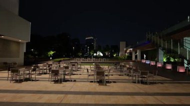 Tokyo Midtown Gece Manzarası, Japonya Mayıs 2025