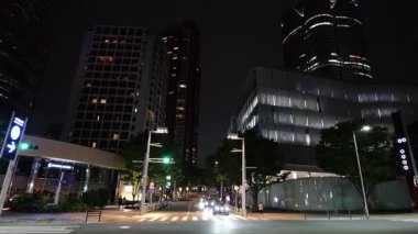 Roppongi Hills Gece Manzarası, Japonya Mayıs 2025