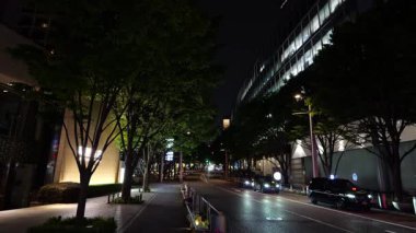 Roppongi Hills Gece Manzarası, Japonya Mayıs 2025