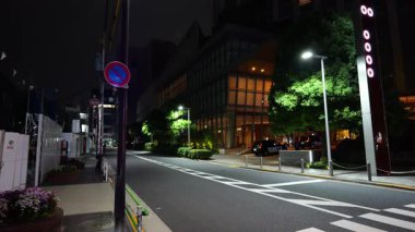 Roppongi Hills Gece Manzarası, Japonya Mayıs 2025