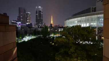Roppongi Hills Gece Manzarası, Japonya Mayıs 2025