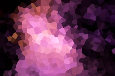 Renkli geometrik arka plan katı rakamları ile. Modern arka plan sarı ve pembe çokgenler ile. 