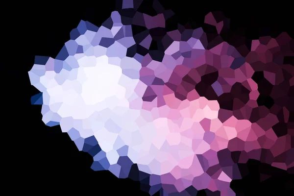 Composición Geométrica Abstracta Colorida Patrón Geométrico Azul Rosa Varios Polígonos — Foto de Stock