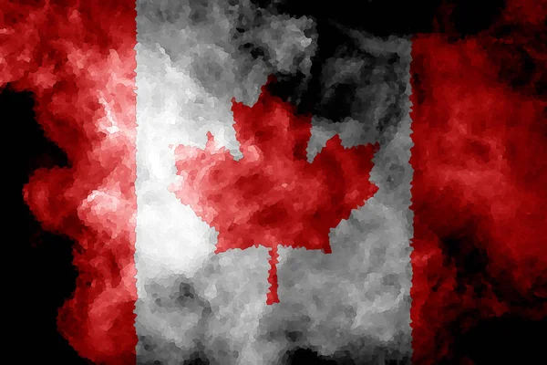 두께에서 캐나다의 색깔에 — 스톡 사진