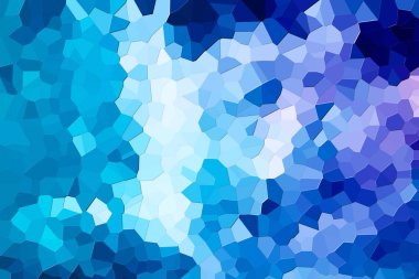 Modern arka plan çeşitli mavi çokgenler ve üçgen geometrik desenli