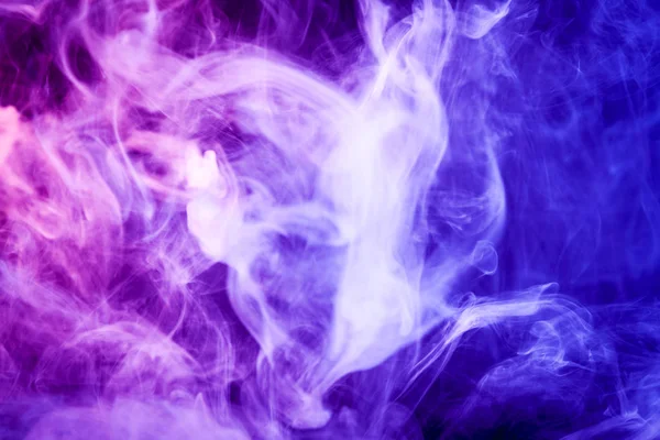 Cloud Purple Smoke Black Isolated Background Background Smoke Vap — Stock Photo, Image