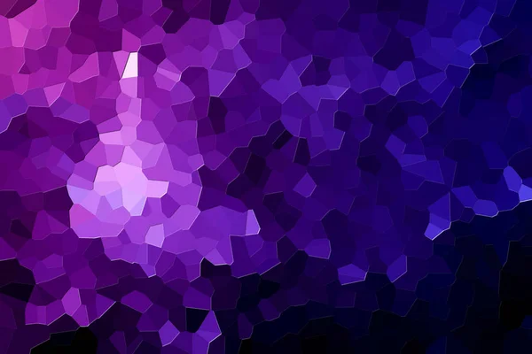 Kleurrijke Abstracte Geometrische Compositie Geometrische Patroon Van Purple Verschillende Veelhoeken — Stockfoto