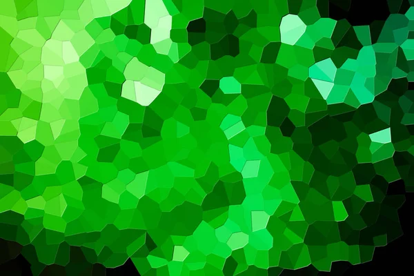 Abstracte Moderne Achtergrond Met Geometrische Patroon Van Verschillende Groene Veelhoeken — Stockfoto