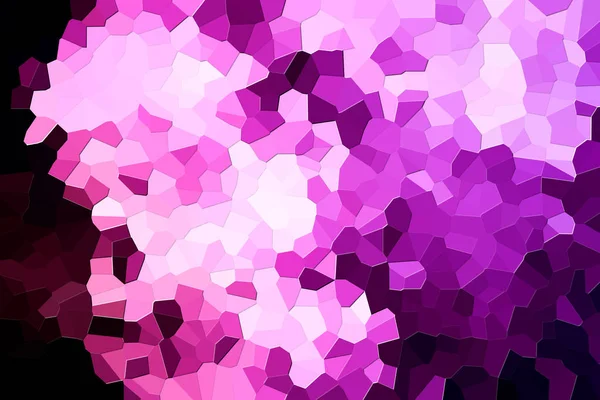 Bunte Abstrakte Geometrische Komposition Geometrisches Muster Aus Rosa Verschiedenen Polygonen — Stockfoto
