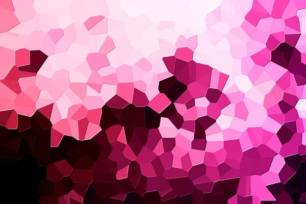 Eine Fotografie Eines Abstrakten Geometrischen Musters Aus Verschiedenen Rosa Polygonen — Stockfoto