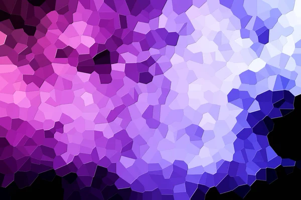 Eine Fotografie Eines Abstrakten Geometrischen Musters Aus Verschiedenen Violetten Polygonen — Stockfoto