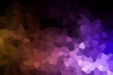 Bir soyut geometrik desen çeşitli çokgenler ve pembe, turuncu ve mor üçgenler fotoğrafı