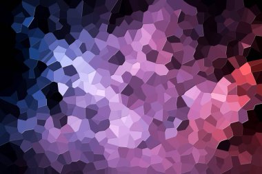 Renkli geometrik arka plan katı rakamları ile. Modern arka plan ile pembe, mor ve mavi çokgenler