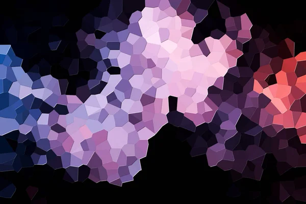 Színes Absztrakt Geometriai Háttér Szilárd Számok Rózsaszín Lila Kék Sokszögek — Stock Fotó